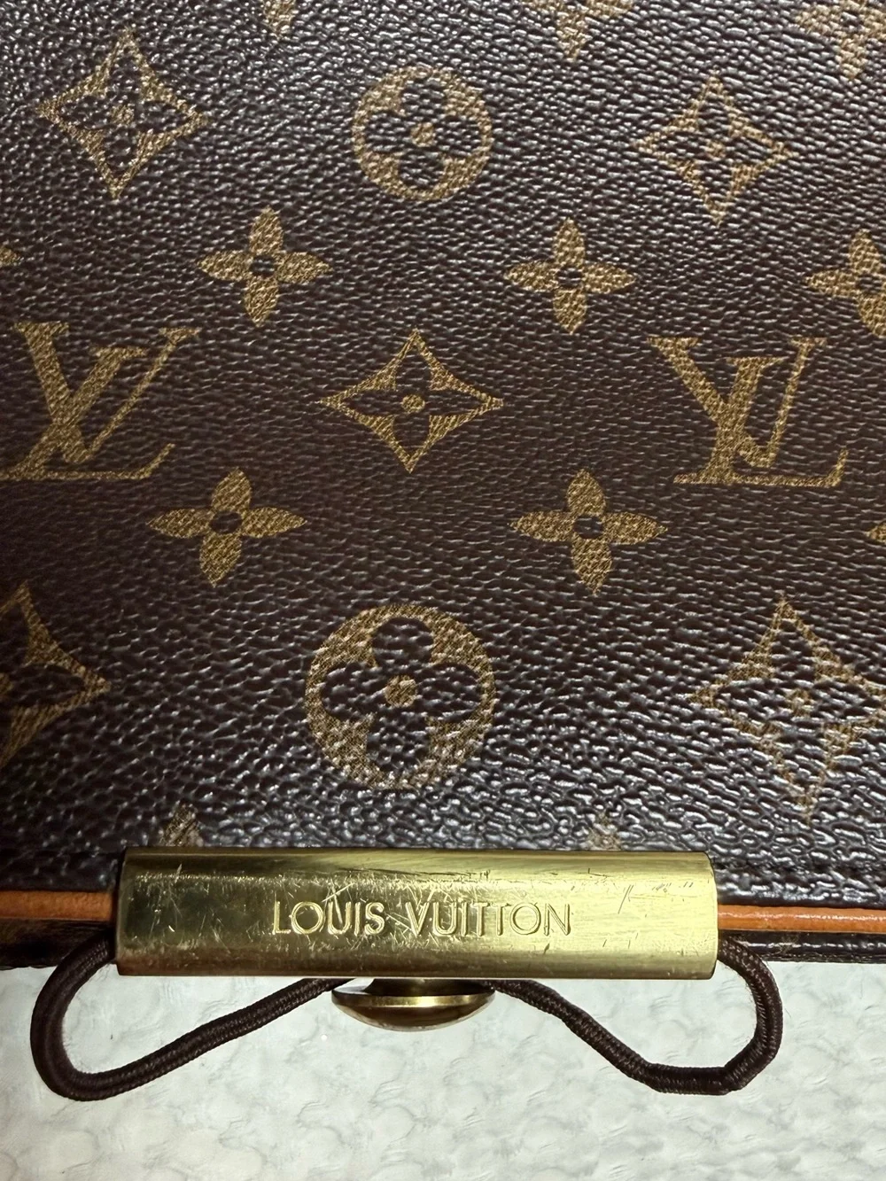 Louis Vuitton Monogram Canvas Messenger in Brown with Tan Trim